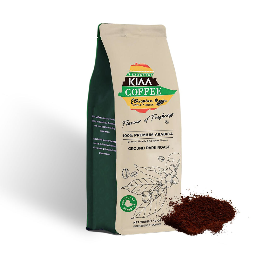 KIAA Ground Coffee Dark Roast